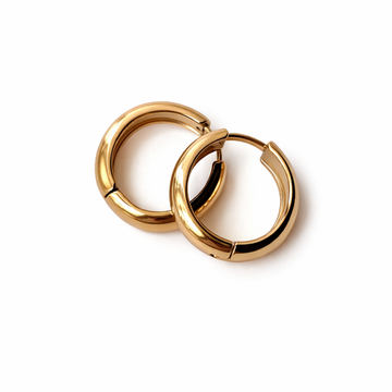 Classic Dome round stud hoops