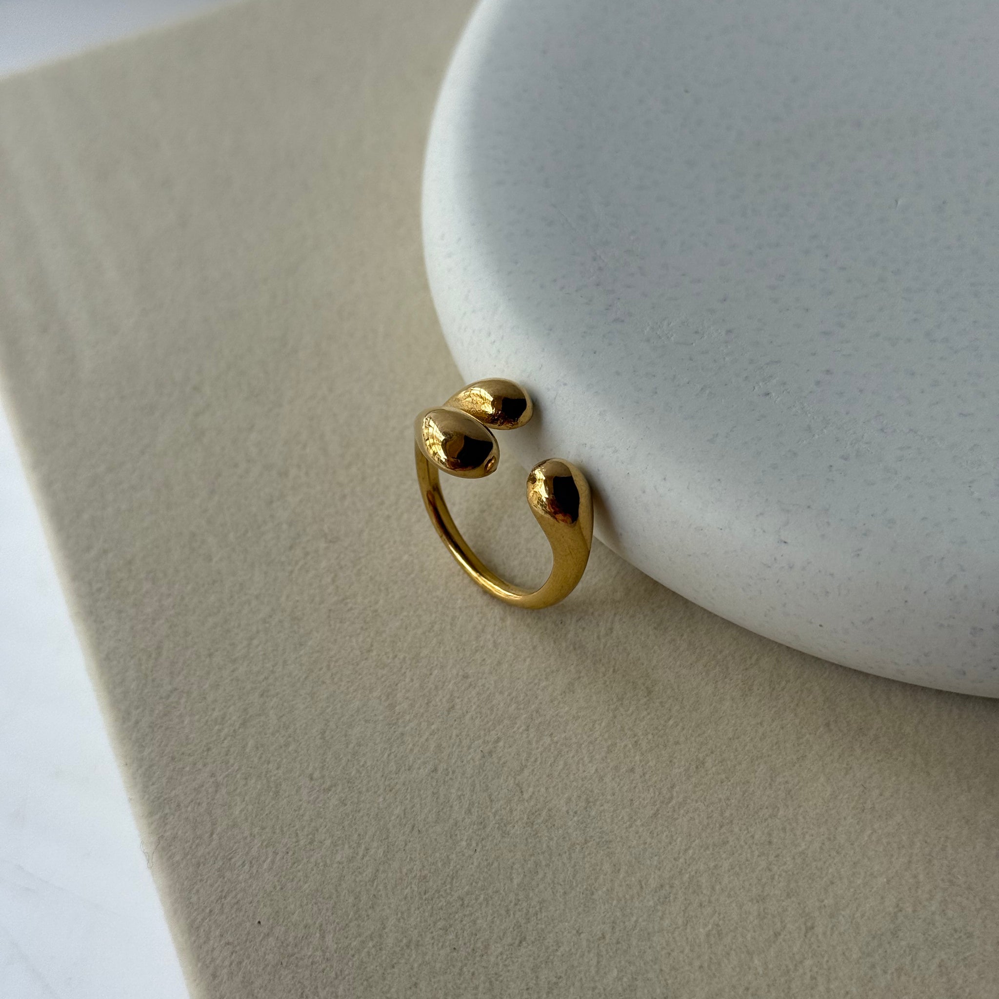 Gold Drip Ring
