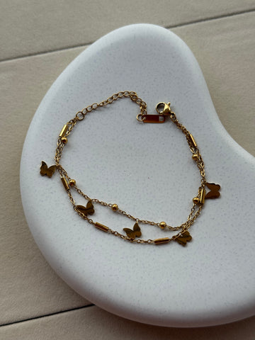 Butterfly Charm Bracelet
